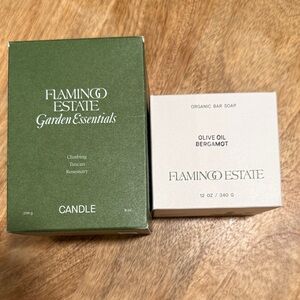 Flamingo Estate Candle & Soap Bundle